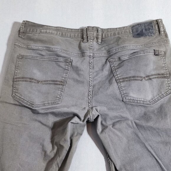Buffalo jeans Sam slim straight men's size 38X32 grey colour stretch extensible - Picture 4 of 13